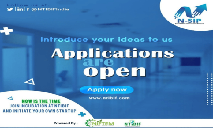 NIFTEM Startup Incubation Programme