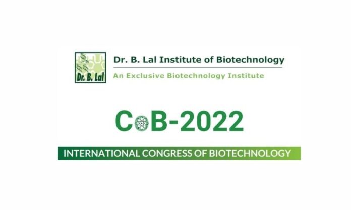 International Congress of Biotechnology | CoB - 2022 | Dr. B. Lal Institute of Biotechnology