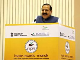 Union Minister Jitendra Singh presents INSPIRE Awards to 60 startups