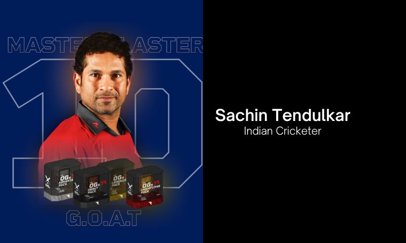 Sachin Tendulkar, the master blaster, invested in the cricket-focused NFT platform Rario through equity finance.