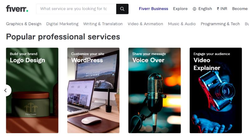 Fiverr is a global online marketplace for freelance services. Fiverr's platform connects freelancers (sellers) with people or businesses looking to hire (buyers). The highest paying jobs on Fiverr include website design, social media manager, proofreading and copywriting, and resume writing.