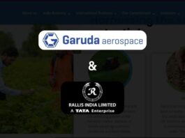 Garuda Aerospace signs MoU with Rallis India