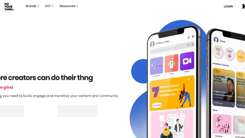 Do Your Thing (DYT) is a creator community platform that takes a holistic approach to democratize influence and build a thriving creator community. The company acts as a platform for various brands to connect with the company and help them in the entire process.