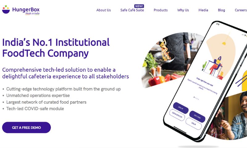 HungerBox is India's leading institutional food tech company. The Startup was founded in 2016 by industry veterans Sandipan Mitra and Uttam Kumar. It is a full-stack B2B food and beverage technology company providing food solutions to corporates.