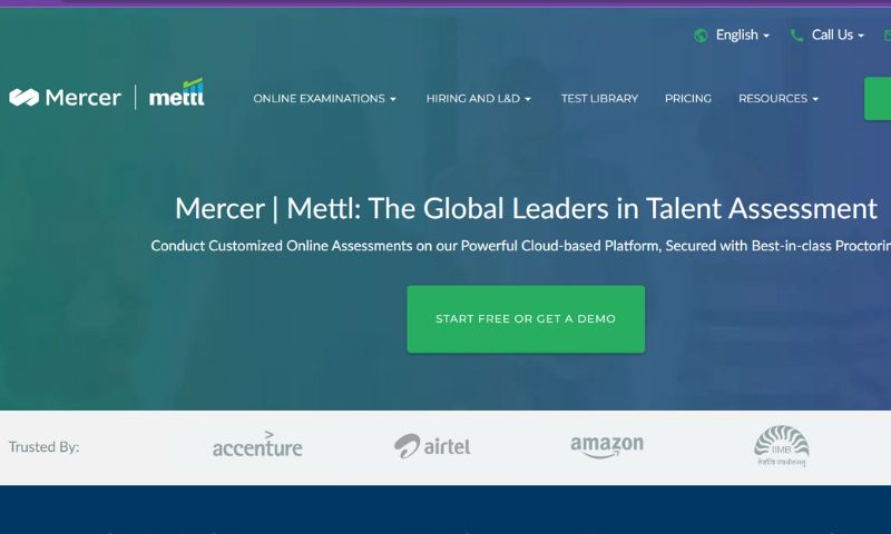 Mettl provides an online assessment platform that provides efficient, cost-effective, and technology-driven skill assessment that helps organizations build winning teams. 