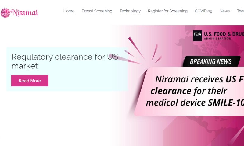 NIRAMAI is creating a breast cancer detection method that makes use of thermaletics, or artificial intelligence applied to thermography images. Its primary goal is to decrease breast cancer fatalities by promoting early identification.