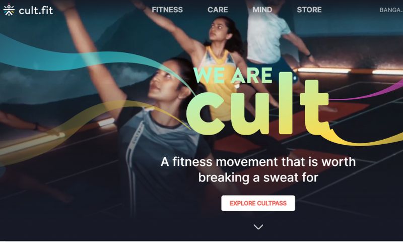 Cult.fit - workout app to provide personalized training plans for individuals