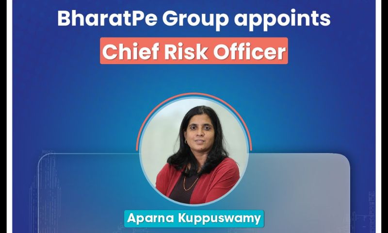 Aparna Kuppuswamy has been appointed by BharatPe Group as its chief risk officer, the business announced in a statement on Monday.