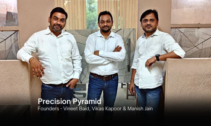 It was 2015, the startup revolution had just started spreading its wings and the country along with Vineet Baid, Manish Jain, Vikas Kapoor was in an entrepreneurial mood. The trio had met and formed a close bond during their stint at Jabong. As their days passed in the fast-paced working world of Jabong, the lack of software and services catering to mid-sized retail, ecommerce, third-party logistics and distribution became obvious. Though this gap first became pronounced and noticeable particularly in the supply chain, the trio soon found other existing gaps. Being citizens of New India, they took the natural course of action and founded the startup Precision Pyramid.