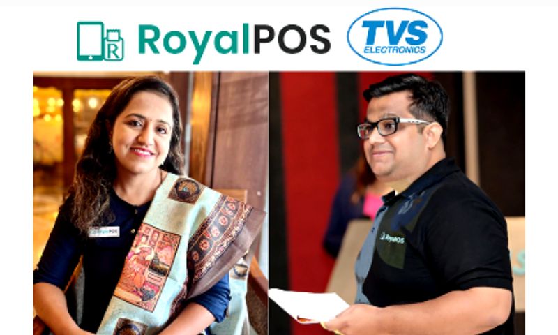 Surat based RoyalPOS - A B2B SaaS Cloud Based Startup raises its seed funding of USD 60K from TVS Electronics Limited, Chennai.