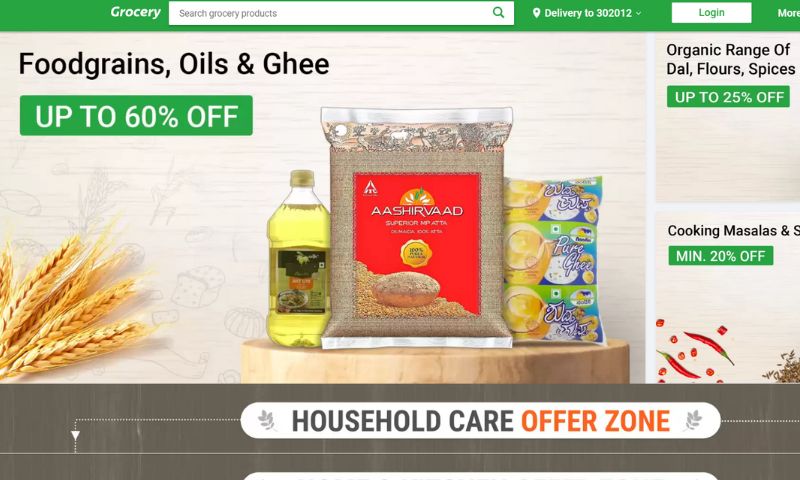 Flipkart Supermart is an online grocery store that offers a wide range of products, including flour, dal, spices, and dairy products, among others. The platform guarantees high-quality products and provides daily offers and discounts to make grocery shopping more affordable.