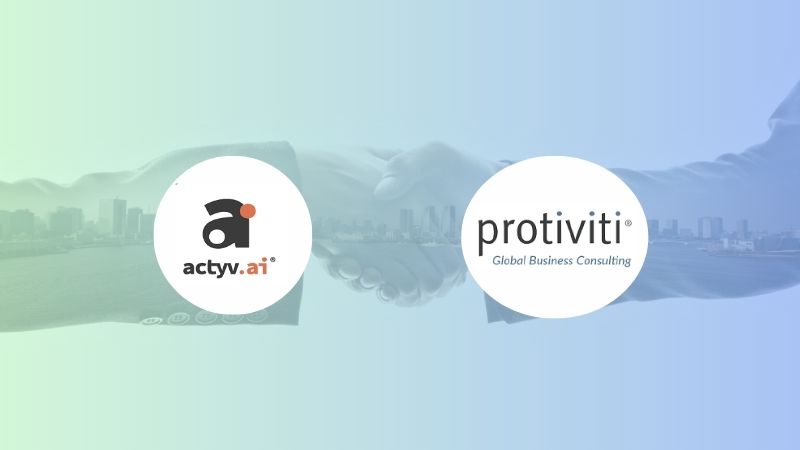 actyv.ai and Protiviti Announce Partnership to Deliver Sustainable Business Transformation and Aid Global Expansion