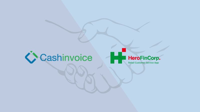 In order to provide financing to a group of Indian MSMEs, Cashinvoice and Hero Fincorp have announced their partnership. In order to meet the expanding demands of Indian corporations, the partnership will provide supply chain finance offerings while also addressing liquidity issues for the MSME sector.