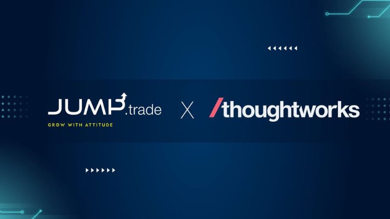 Jump.trade, Asia's largest NFT marketplace, today announced its marketing tie-up with global technology consultancy, Thoughtworks. In pursuit of exploring interesting advertising platforms, Thoughtworks has purchased digital land in Jump.trade's RADDX Racing Metaverse. The marketplace has been recognized as the largest NFT marketplace on the Polygon chain and the tie-up has the potential to promote mainstream adoption of the metaverse as a medium for advertising.