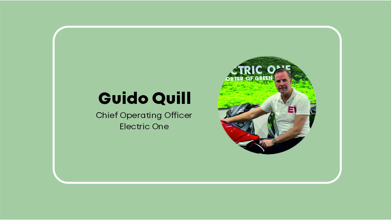 Electric One appoints Mr. Guido Quill as Chief Operating Officer (COO). A German national with over 30 years of International Business exposure across Multiple Continents.