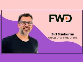FWD Group Holdings Limited Appoints Sid Sankaran as MD & Group Chief Financial Officer