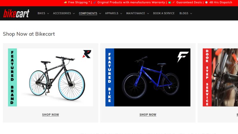 Bikecart is a bicycle store that is available online as well as offline. The platforms offer Indian as well as International brands.