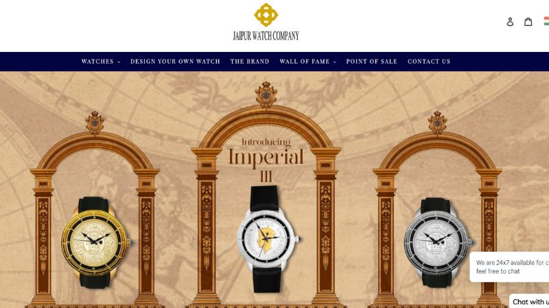 Jaipur Watch Company is founded in 2013 by Gaurav Mehta a manufacturer of the watch. The company provides customized and pre-British-era coins in its design.