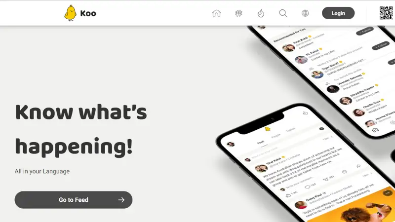An Indian microblogging service called Koo. The Koo App, which was established in March 2020 by Aprameya Radha Krishna and Mayank Bidawatka, won the AatmaNirbhar innovation competition and potential Made in India service platform that supports PM Narendra Modi’s goals. It is a social networking platform that enables Indian users to interact with one another, share video and audio files, and continue their conversations in more than 13 regional Indian Languages.