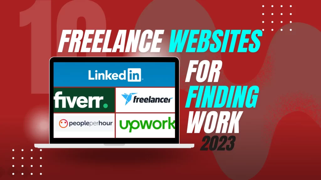 Upwork, Fiverr, TopTal, Twine, Freelancer.com, Behance, Simply Hired, LinkedIn, 99Designs, and PeoplePerHour are the Top 10 Freelance Websites for Finding Work in 2023.