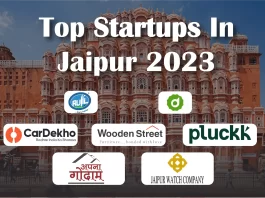 Rufil, KuberBox, Tax2Win, Car Dekho, Apna Godam, eShiksha, DealShare, Lexcart, JWC, and WoodenStreet are the top 10 startups in Jaipur in 2023.