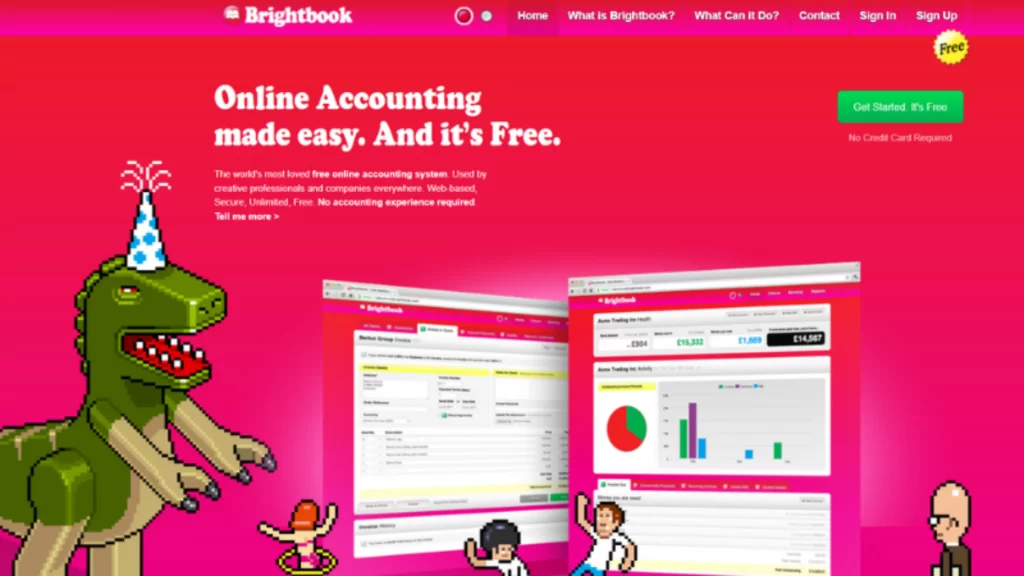 Brightbook is a cloud-based financial management and invoicing platform, which comes with a basic function.  Users can calculate their profits and losses, generate tax reports, gain insights into client debts, and produce and send polished, branded invoices to clients.