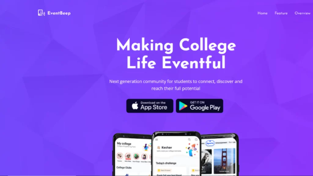 EventBeep is a startup founded by Rakhi Pal, Saurabh Mangrulkar, and Venkatesh Prasad V M. It is a platform where users can update about college events such as cultural parties, fests, sports meets, workshops, and more. The company has secured 10 lakh for 1% from Aman Gupta.