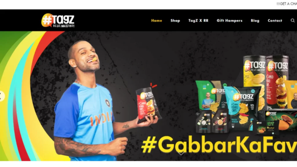 TagZ Foods is a Bengaluru-based potato chips company founded by Anish Basu Roy and Sagar Bhalotia. According to the company, it offers 50% less fat in its products because it never fry or baked potatoes. The company was secured from Namita Thapar.