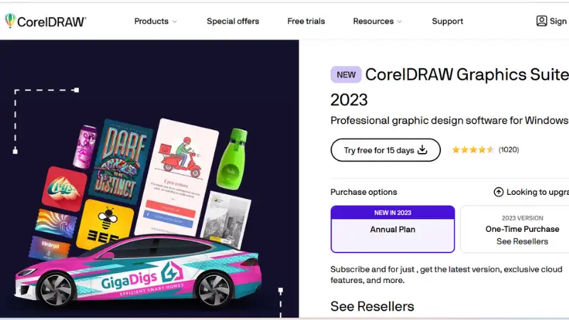 CorelDRAW - A functional vector graphics application