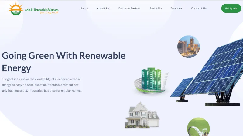 Top 10 Green Energy Startups in India | Arka11 Renewable Solutions