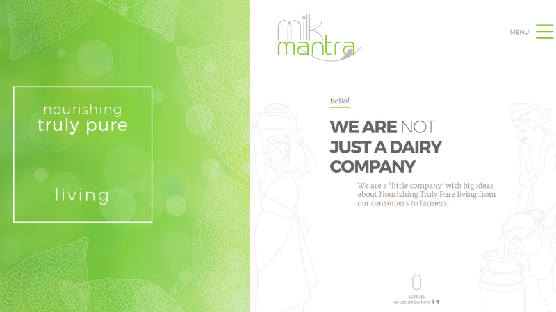 Odisha-based Milk Mantra is a  dairy startup founded by Srikumar Misra and Rashima Misra. The platform provides tasty & functionally innovative dairy foods.
