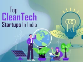 Husk power systems, GreenObin, Gram power, Green india building system and services, oorjan, Onergy, Log 9, karma Recycling, surya power energy, Greenway Infra pvt.ltd., are the Top 10 Best CleanTech Startups In India.