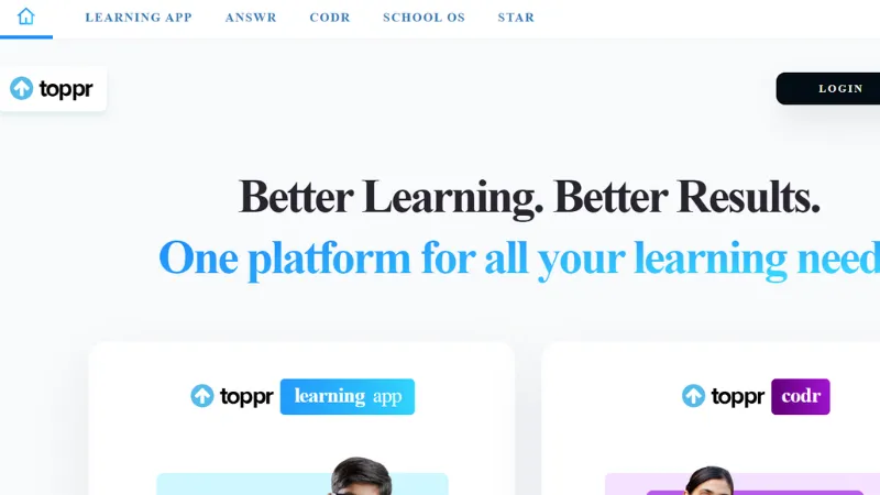 Toppr is a Mumbai-based ed-tech platform founded by Zishaan Hayath and Hemanth Goteti in 2013. It is one of the leading after-school learning platforms. 