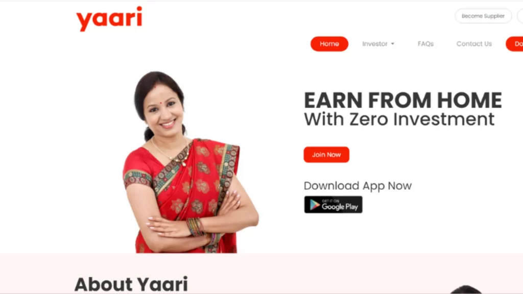 Yaari is a social commerce app that is changing the way India ventures into entrepreneurship by optimizing the use of social media platforms. The app aims to rev;onize community reselling with its cutting-edge technology and strong supply chain and provide the best logistics services. 