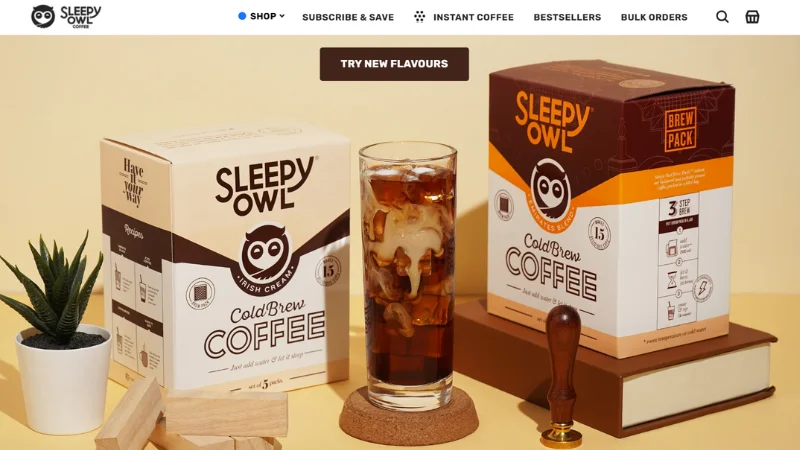 Sleepy Owl is a Delhi-based cold brew coffee brand founded by Ajai Thandi, Arman Sood, and Ashwajeet Singh in 2016.
