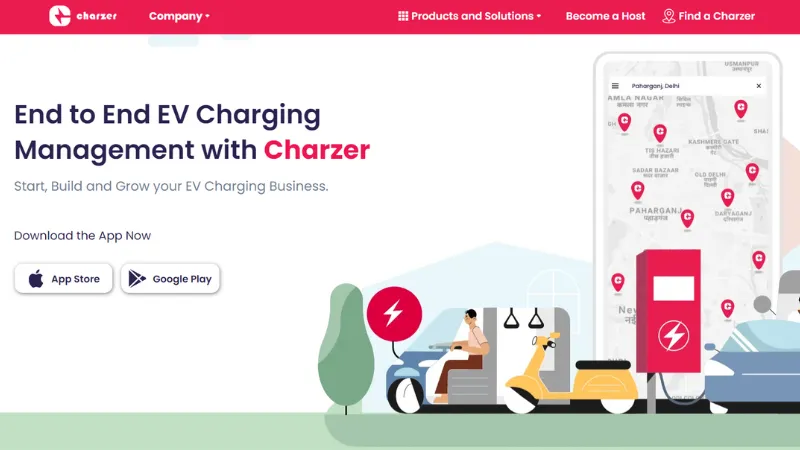 Top 10 EV Charging Startups in India | Charzer