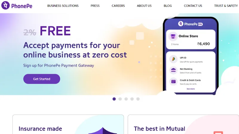 PhonePe is a Bengaluru-based fintech startup where users can send and receive money.