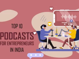 Ranveer Allahbadia, THE NEON SHOW (100x Entrepreneur), Indian Startups Show, Outliers, Startup School Radio, The Moneycontrol Podcast, Founders Unfiltered, The Varun Duggi Show, and The Millennial Way are the Top 10 Podcasts for Entrepreneurs in India.