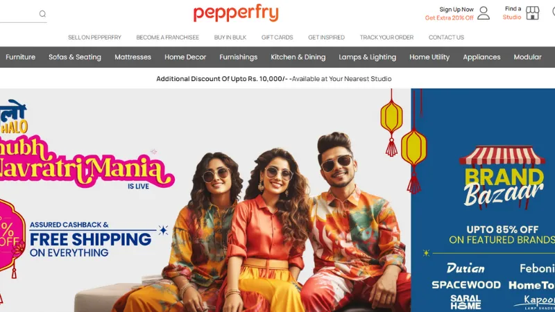 Pepperfry - Retail Startups in India