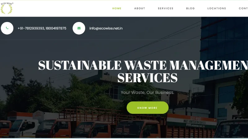 Top 10 Waste Management Startups in India | Eco-Wise Waste Management