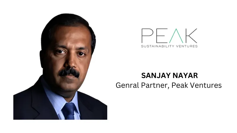 Peak Ventures is an early-stage, sustainability-focused venture capital fund that is partnered with Sanjay Nayar, the former chairman and CEO of KKR India and current manager of the technology-focused venture capital fund Sorin Investments. Nayar would join the Mumbai-based firm as a general partner.
