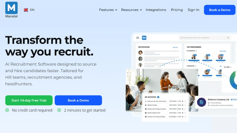 Manatal - The next-generation recruitment software that helps businesses in the recruitment process