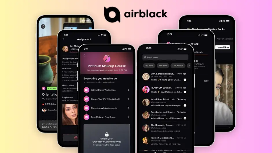 The Michael & Susan Dell Foundation is leading the $4 million (about INR 33 crore) Pre-Series B fundraising round for Airblack, a digital makeup and grooming education platform.
