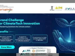Startup India and Avaana Climate & Sustainability Fund Collaborate to Launch Grand Challenge for ClimateTech Innovation