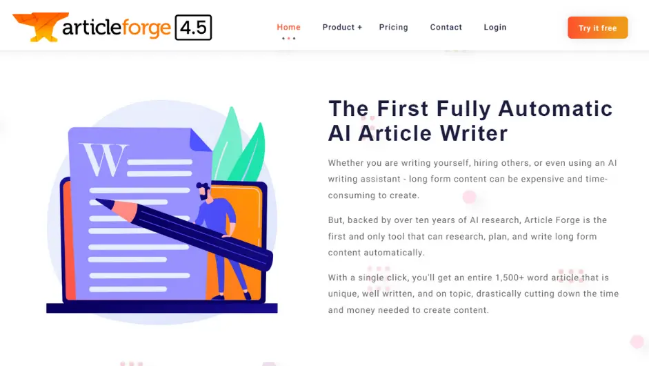 ArticleForge - AI Content Generator Tool