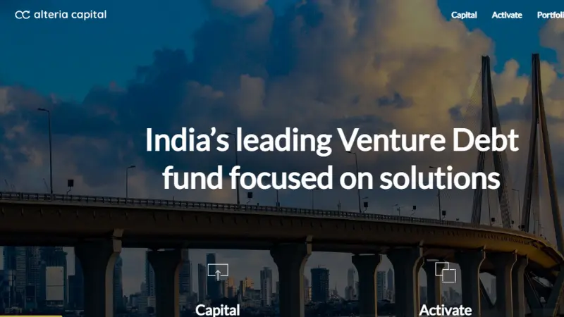 Top 10 Active Venture Debt Funds in India | Alteria Capital