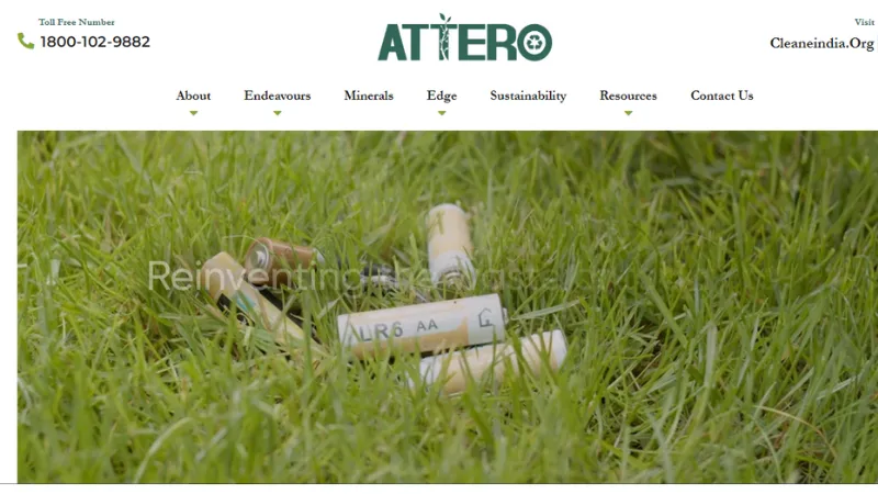 ATTERO - E-Waste Recycling Startup