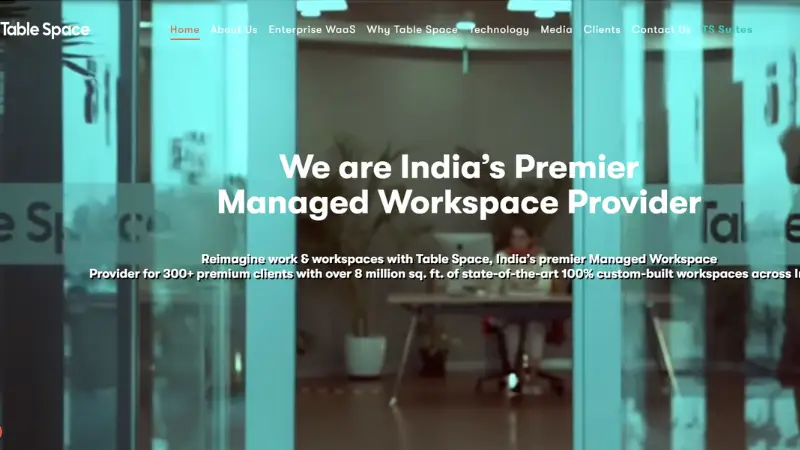 Top 10 Coworking Spaces in India | Table Space 