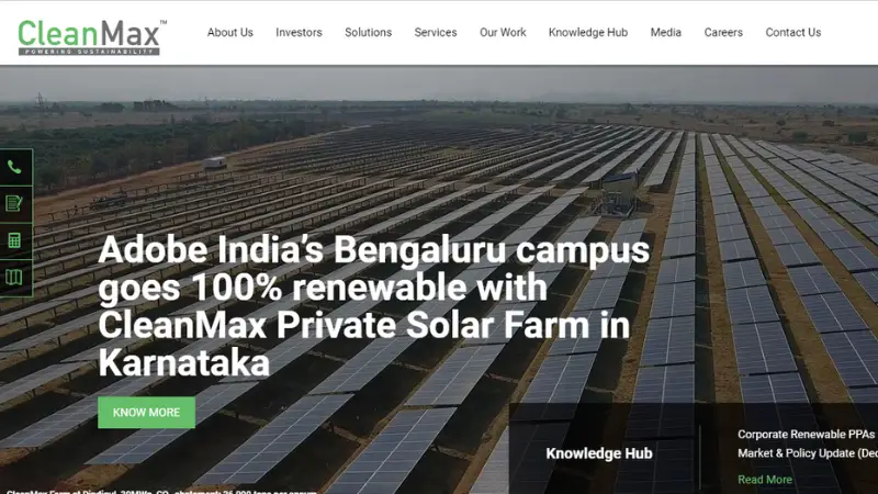 CleanMax - Mumbai-based Solar Tech Startup
