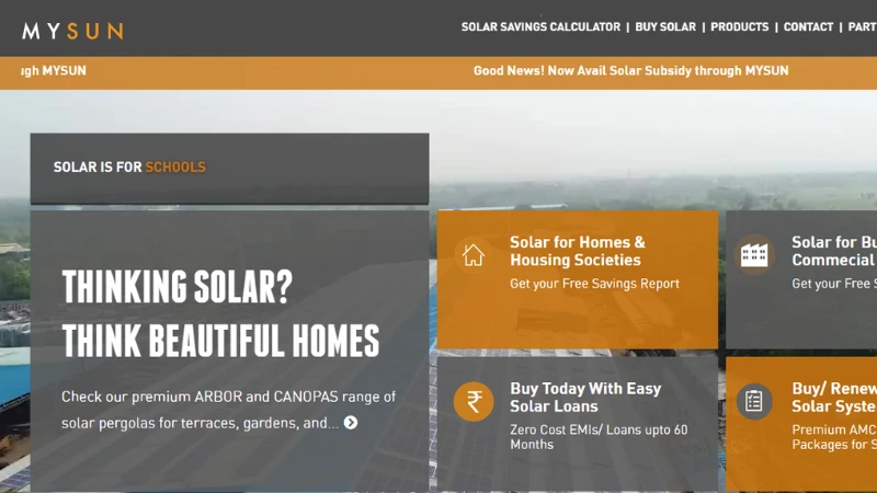 MYSUN - Noida-based Online Rooftop Solar Startup